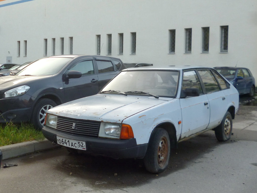 Нижегородская область, № О 641 АС 52 — Москвич-21412 '86-94