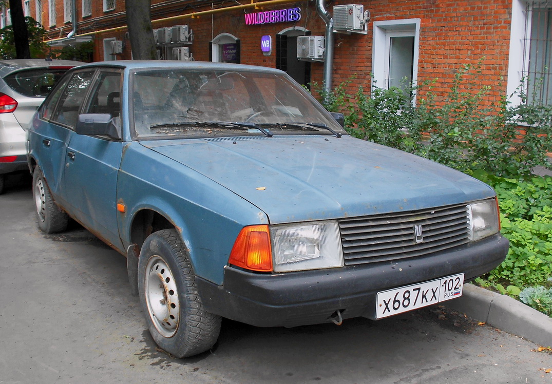 Башкортостан, № Х 687 КХ 102 — Москвич-21412 '86-94