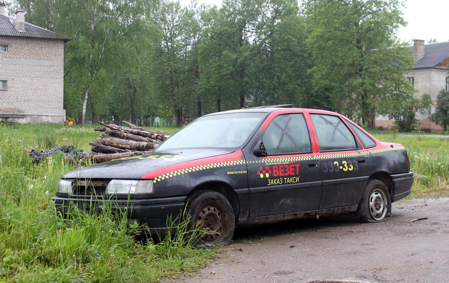 Псковская область, № (60) Б/Н 0062 — Opel Vectra (A) '88-95; Транспортные средства без номеров (Псковская область)