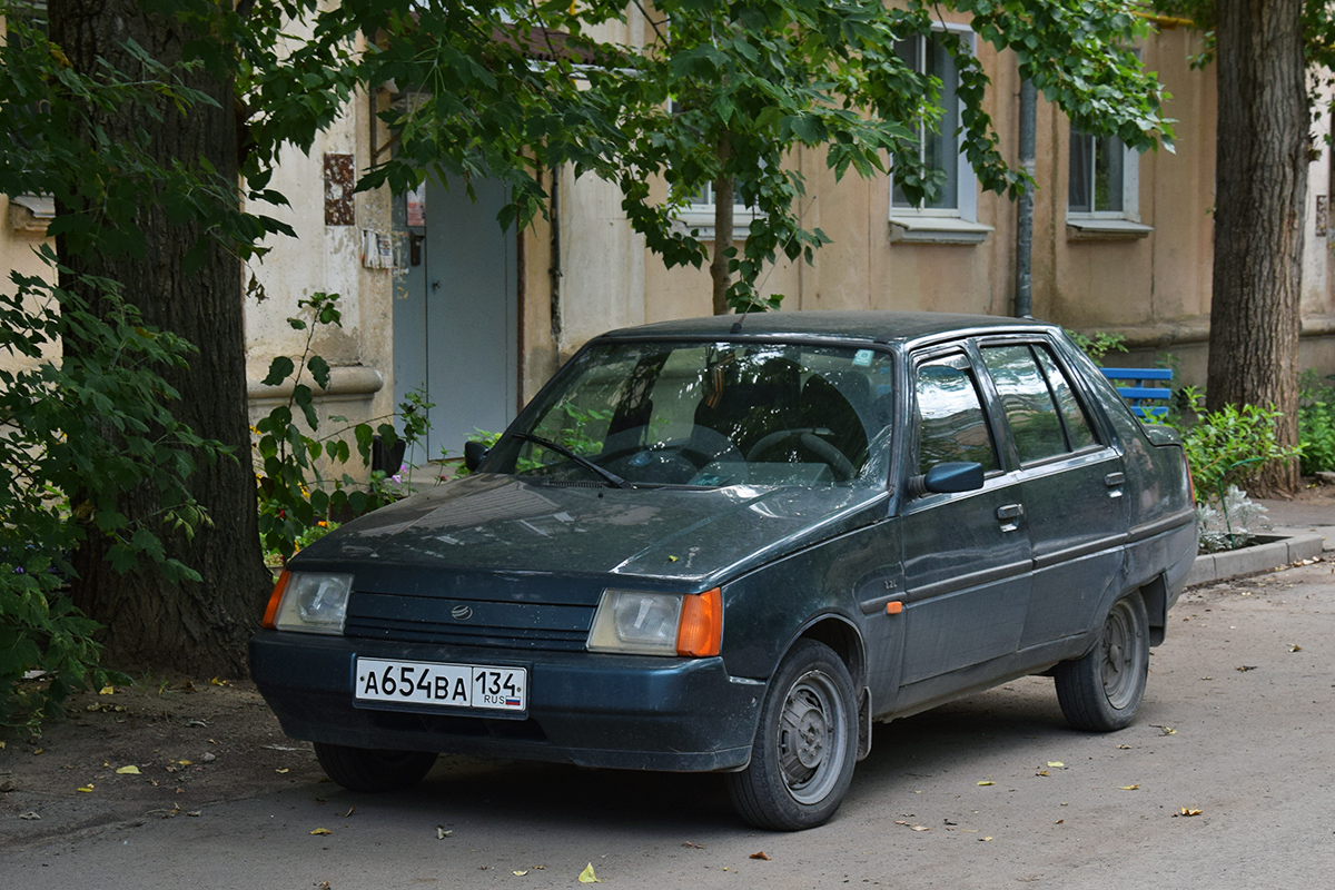 Волгоградская область, № А 654 ВА 134 — ЗАЗ-110307 Славута '99-08