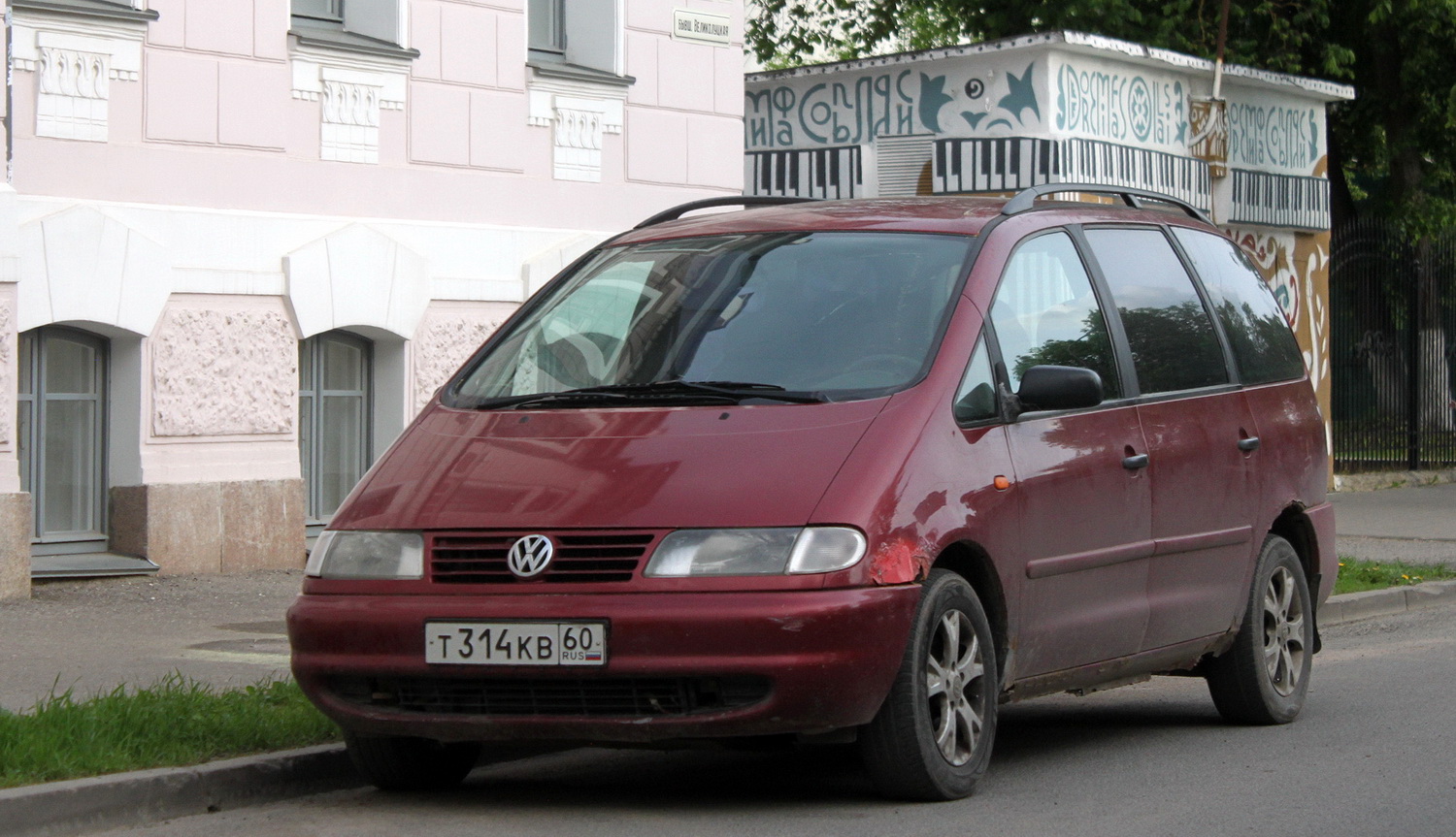Псковская область, № Т 314 КВ 60 — Volkswagen Sharan (7M) '95-00