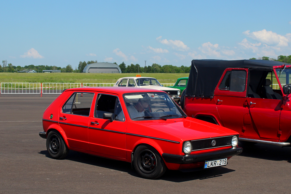 Литва, № LKR 219 — Volkswagen Golf (Typ 17) '74-88; Литва — Retro mugė 2024