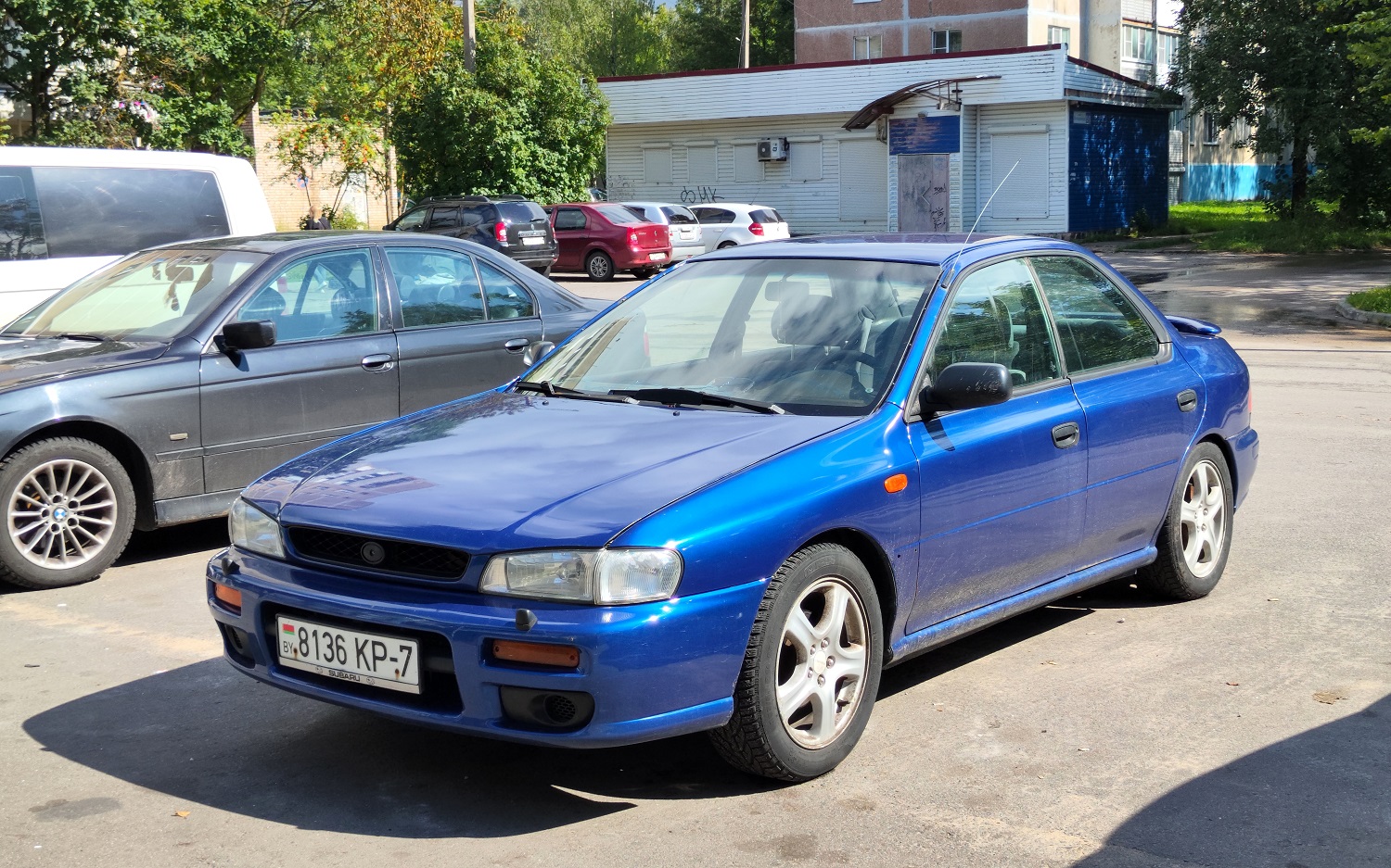 Минск, № 8136 KP-7 — Subaru Impreza (1G) '92-01