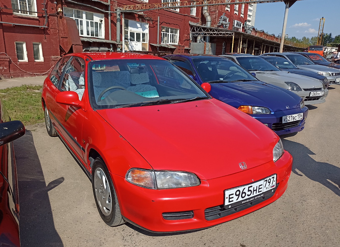 Москва, № Е 965 НЕ 797 — Honda Civic (5G) '91-95