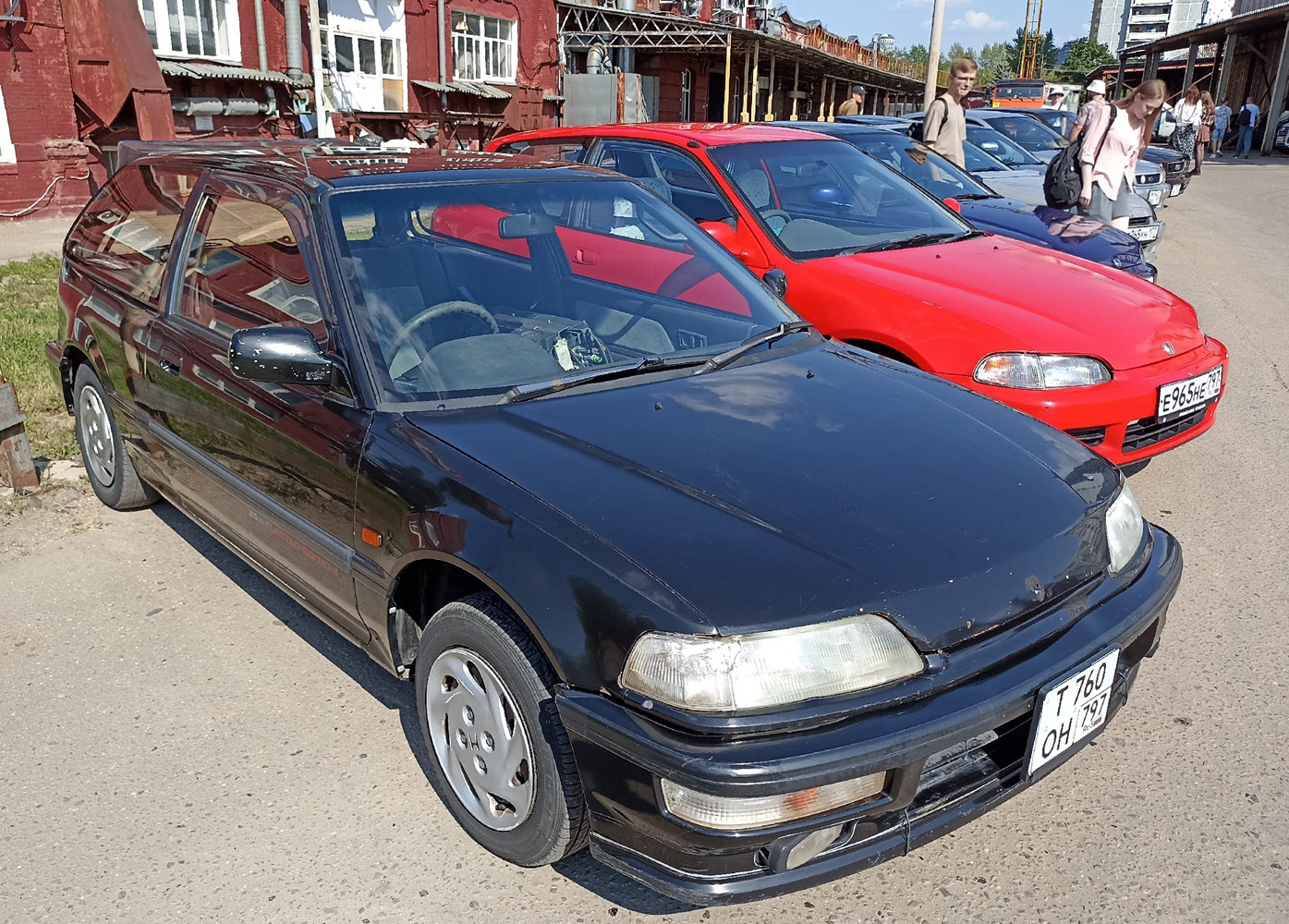 Москва, № Т 760 ОН 797 — Honda Civic (4G) '87-91