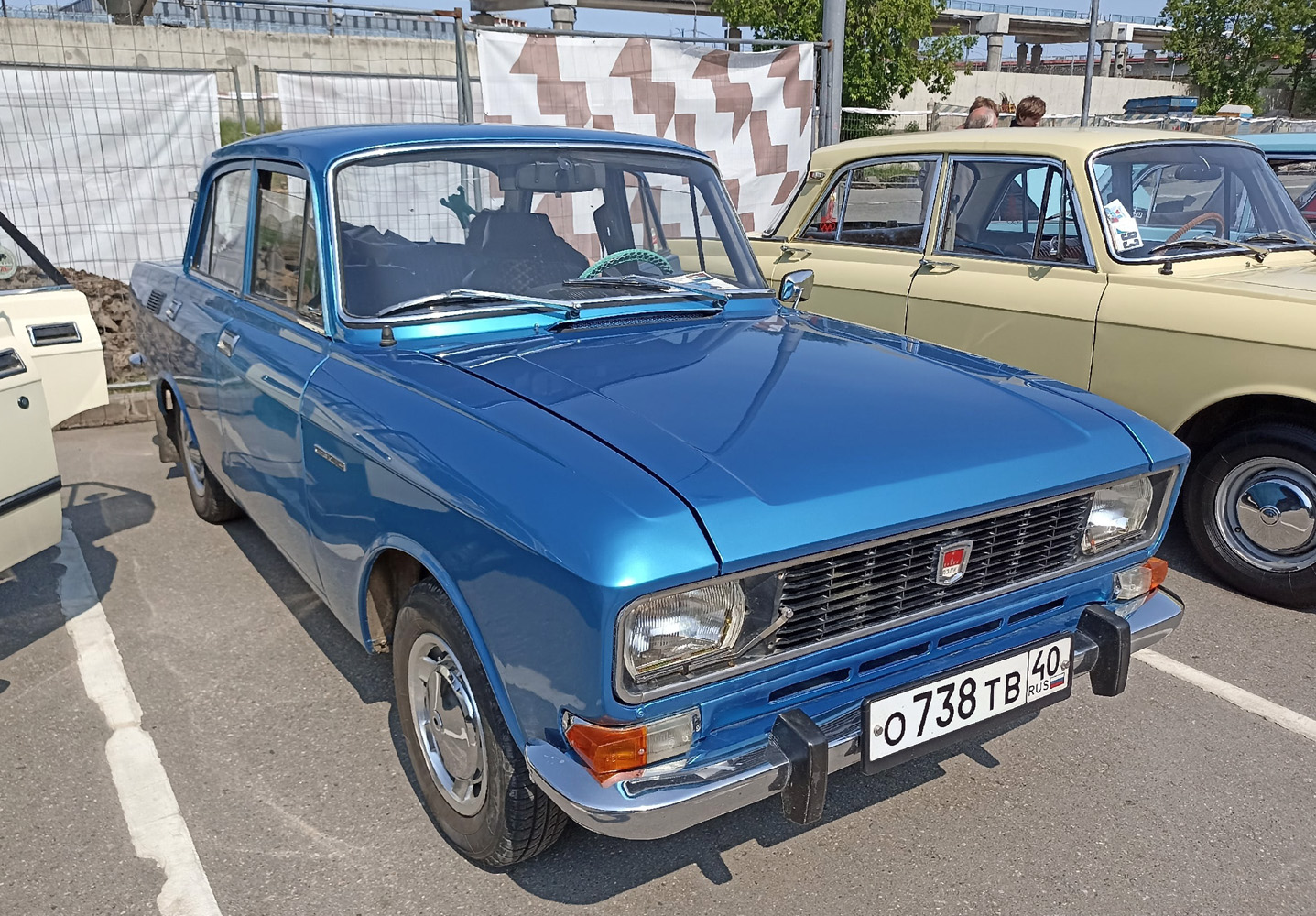 Калужская область, № О 738 ТВ 40 — Москвич-2140 '76-88; Москва — День Москвича 2023