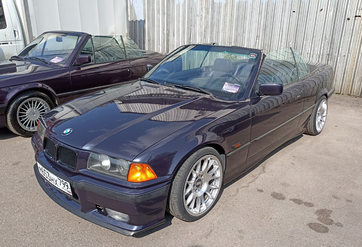 Москва, № М 653 НХ 799 — BMW 3 Series Cabrio (E36) '93-00