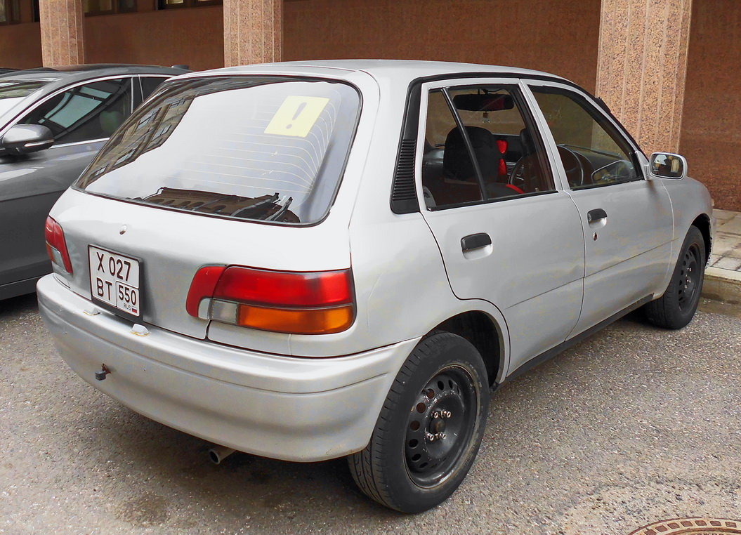 Московская область, № Х 027 ВТ 550 — Toyota Starlet (P80) '89-95