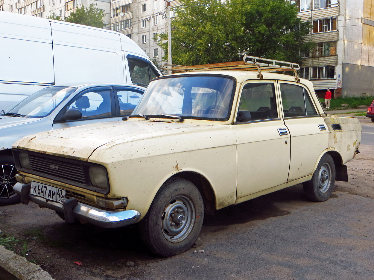 Кировская область, № К 647 АМ 43 — Москвич-2140Д '76-88