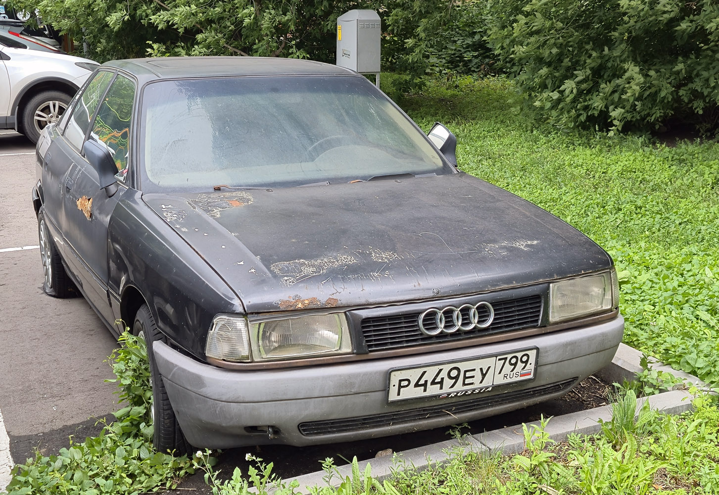 Москва, № Р 449 ЕУ 799 — Audi 80 (B4) '91-96
