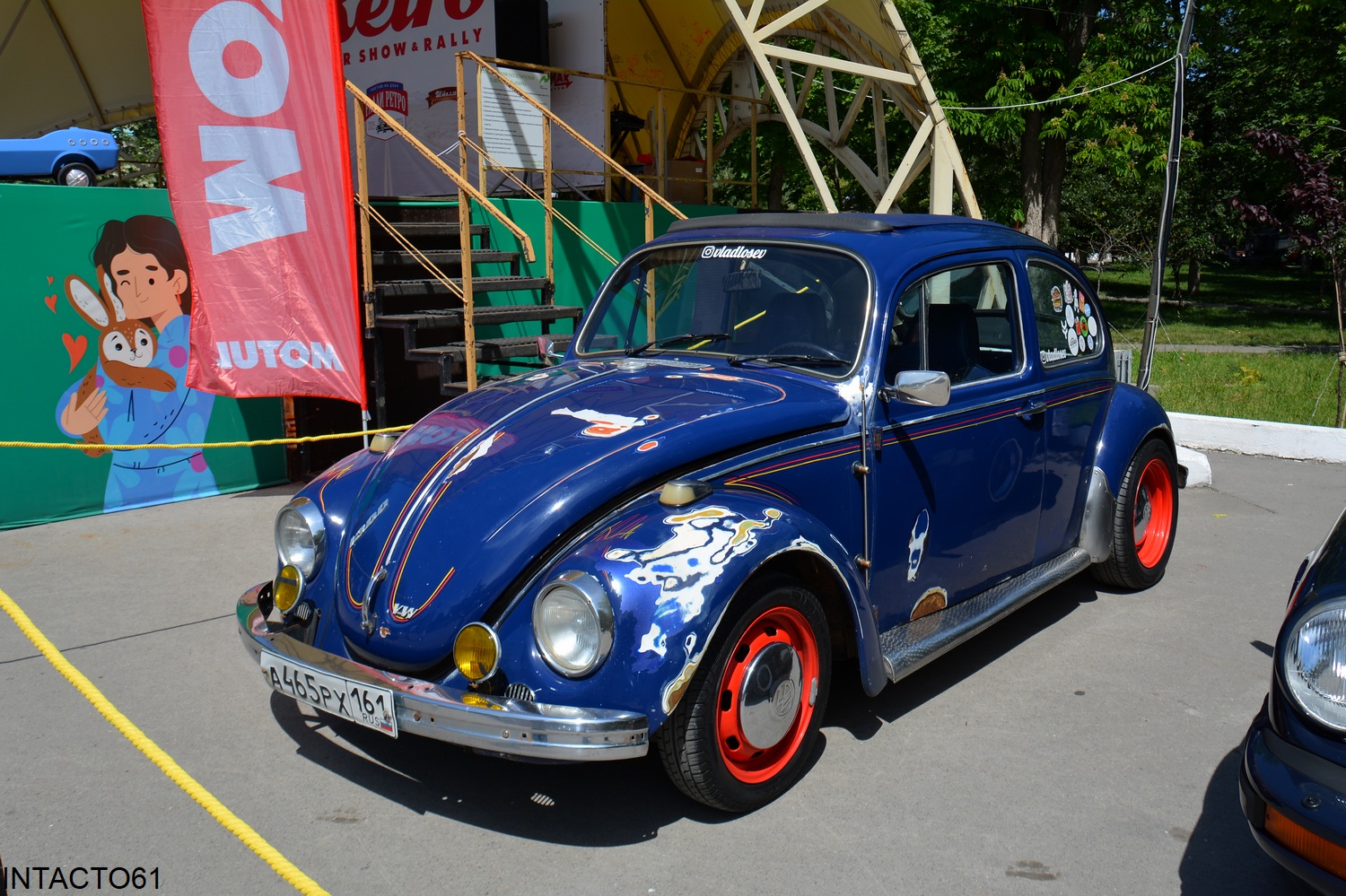 Ростовская область, № А 465 РХ 161 — Volkswagen Käfer (общая модель); Ростовская область — Retro Motor Show_2025_Май