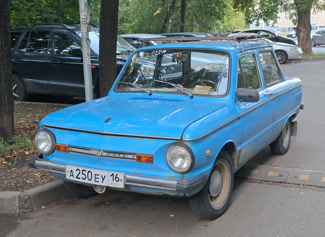 Татарстан, № А 250 ЕУ 16 — ЗАЗ-968МБ Запорожец '79-94