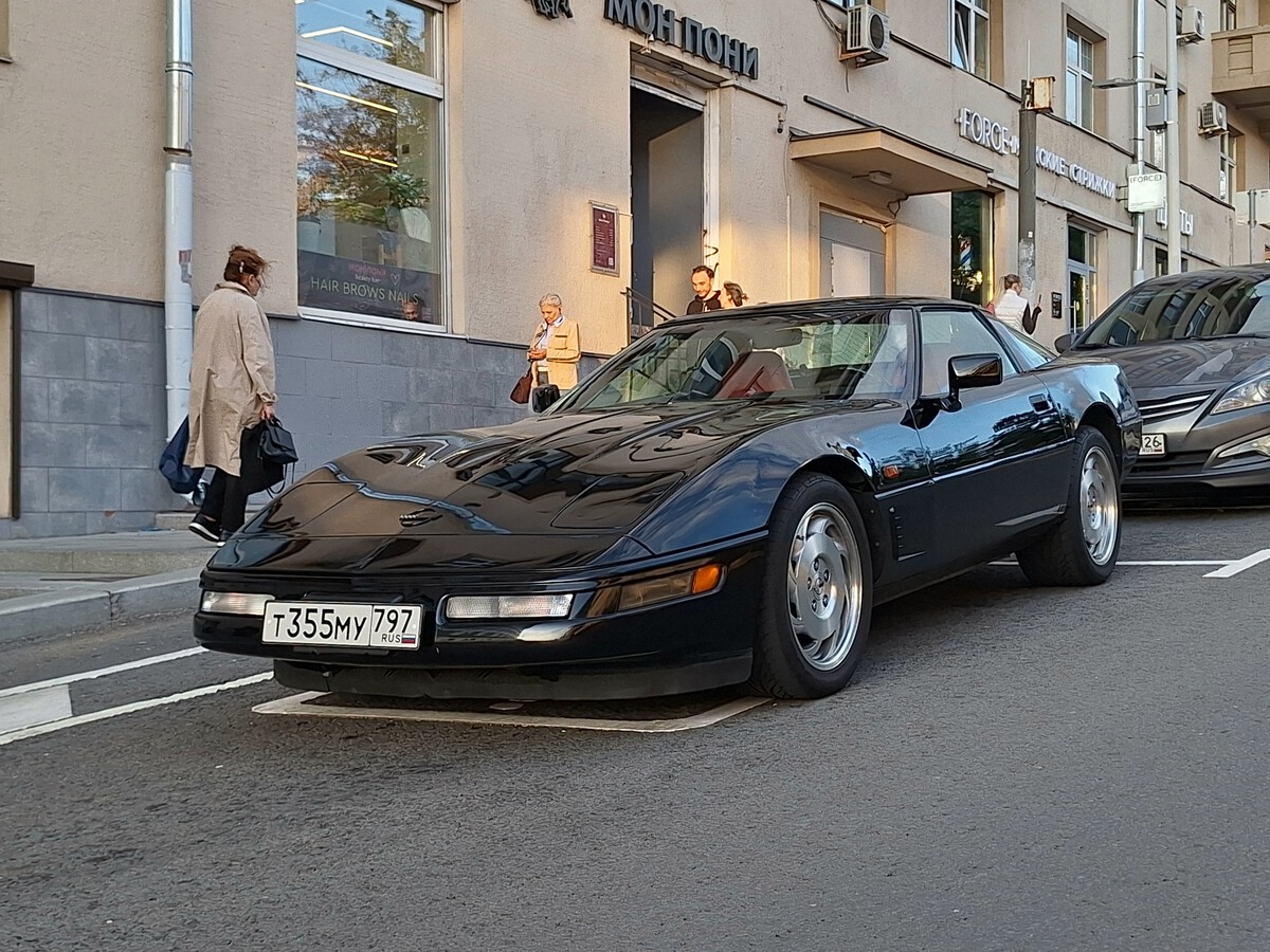 Москва, № Т 355 МУ 797 — Chevrolet Corvette (C4) '84-96