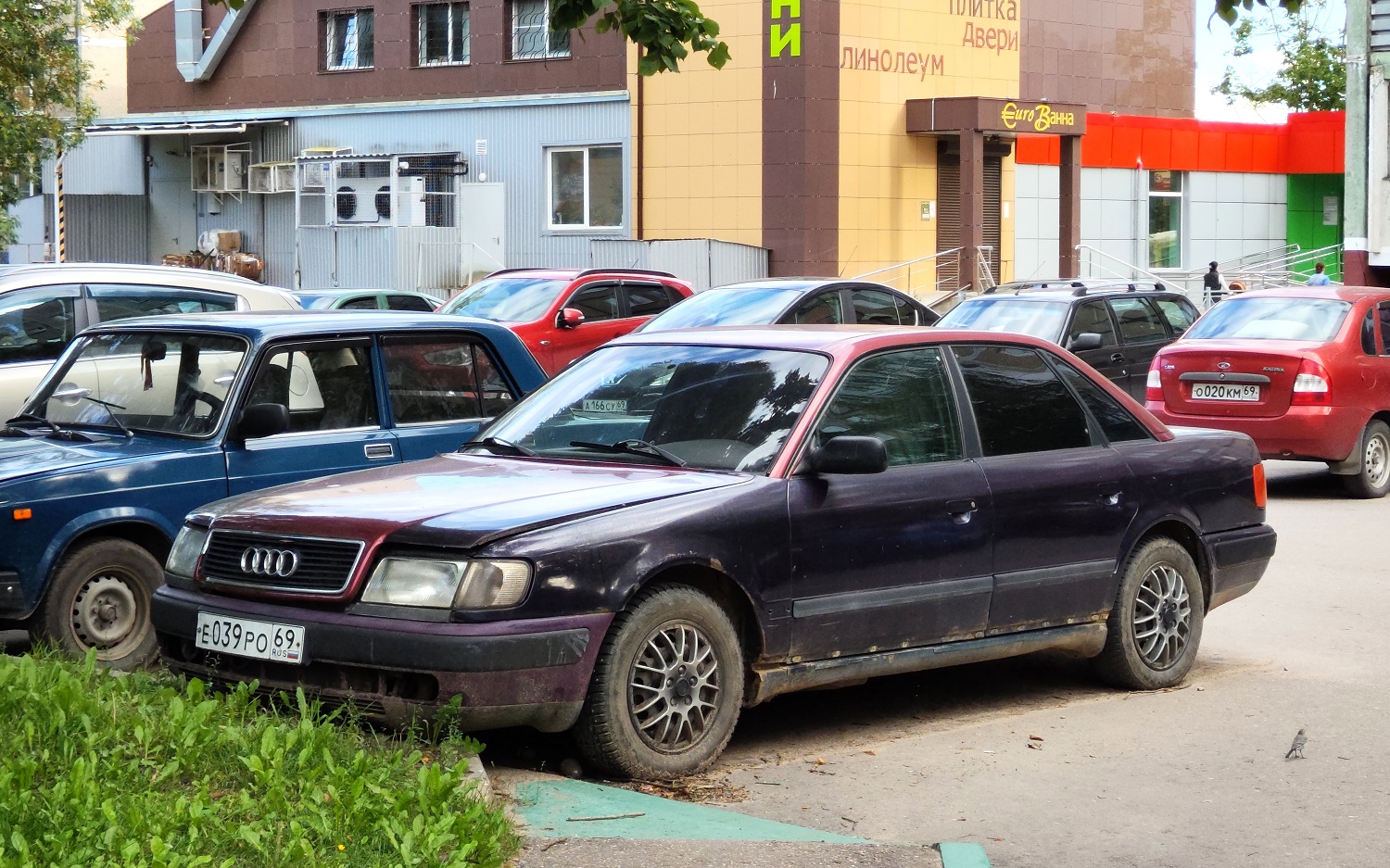 Тверская область, № Е 039 РО 69 — Audi 100 (C4) '90-94