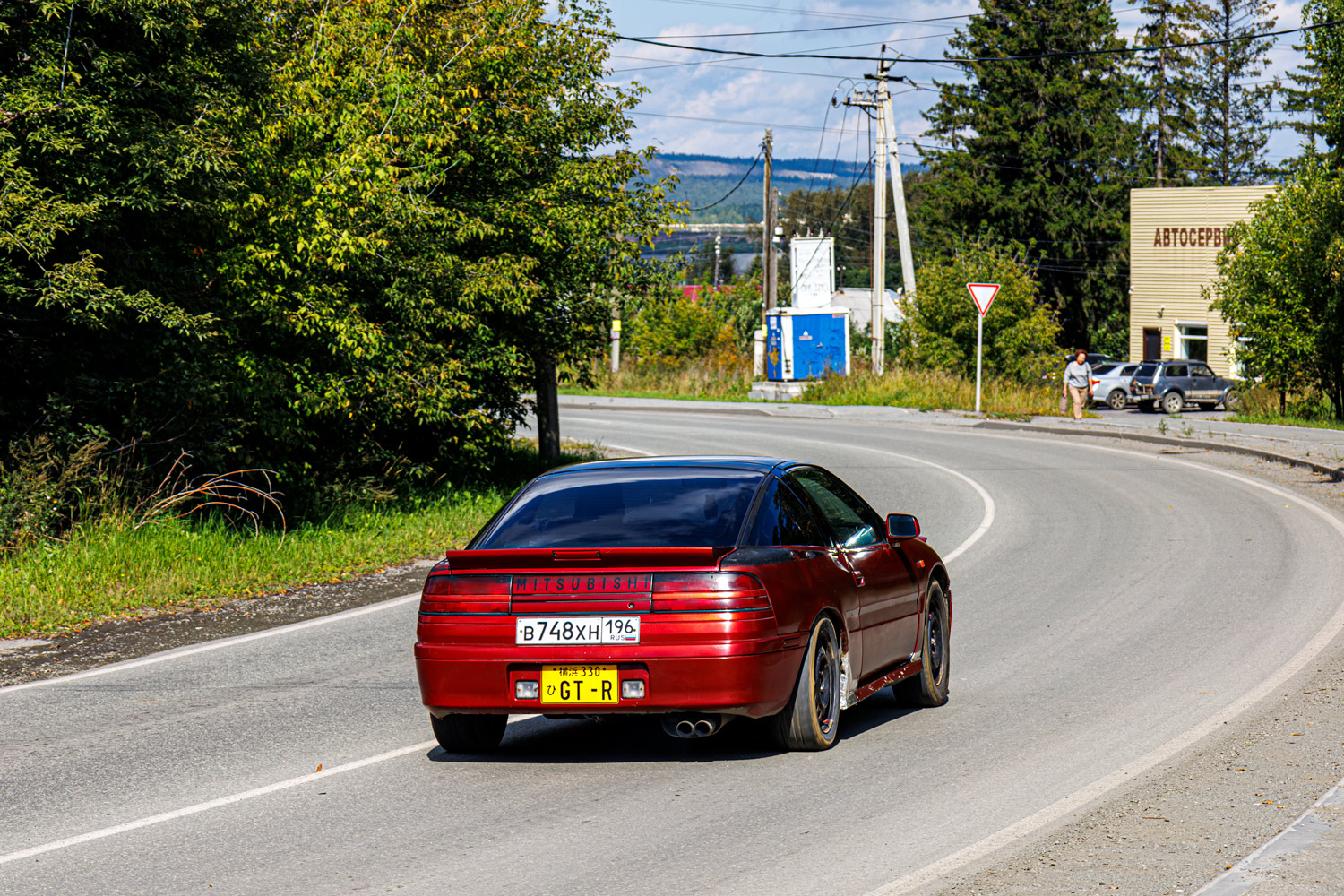 Свердловская область, № В 748 ХН 196 — Mitsubishi Eclipse (1G) '89-94