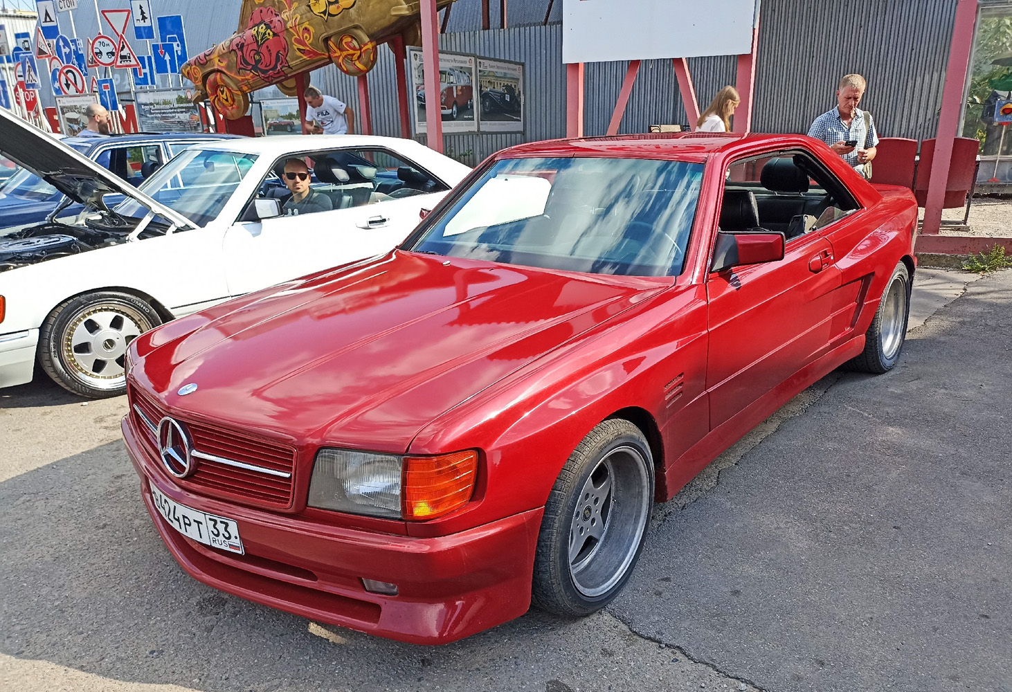 Владимирская область, № В 424 РТ 33 — Mercedes-Benz (C126) '81-91