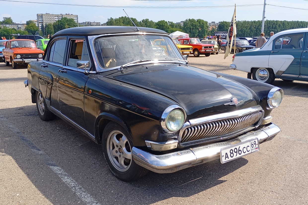 Тверская область, № А 896 СС 69 — ГАЗ-21УС Волга '65-70; Тверская область — Фестиваль "Столица Ретро 2025"