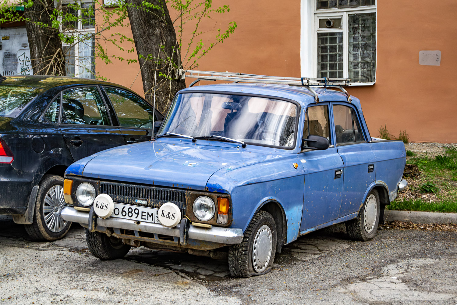 Омская область, № О 689 ЕМ 55 — Москвич-412ИЭ-028 (Иж) '82-01