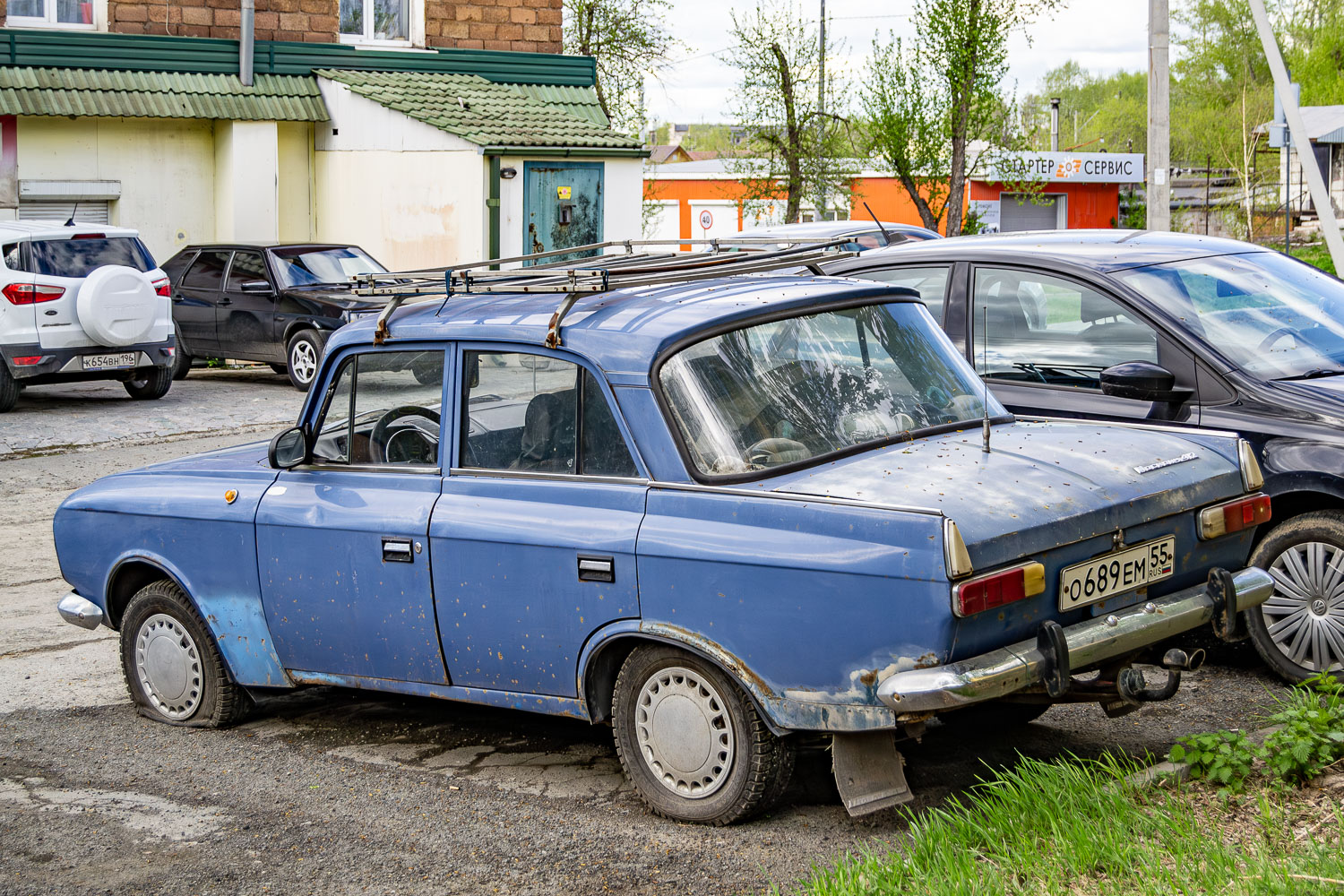 Омская область, № О 689 ЕМ 55 — Москвич-412ИЭ-028 (Иж) '82-01