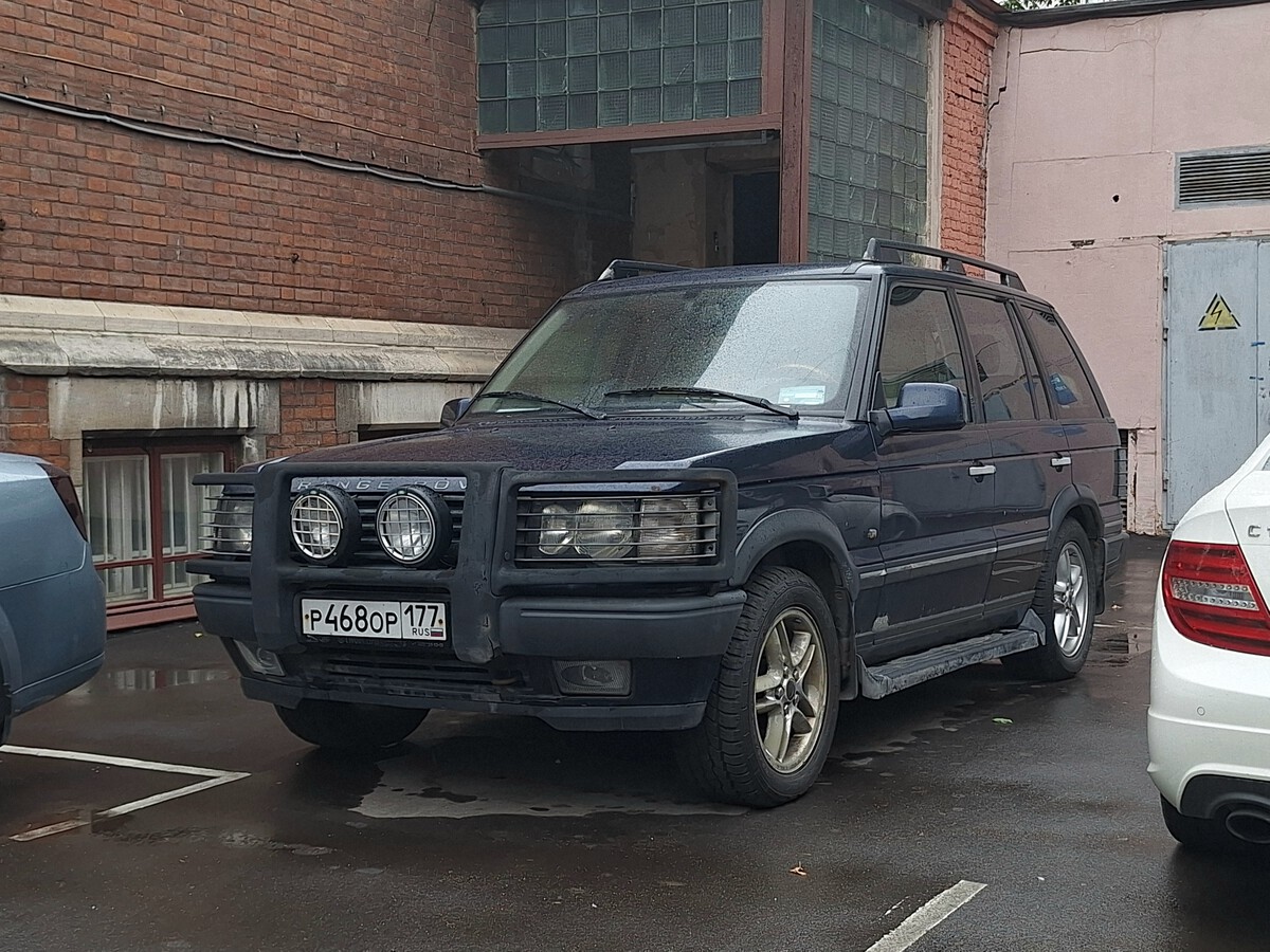 Москва, № Р 468 ОР 177 — Land Rover Range Rover (2G) '94-02
