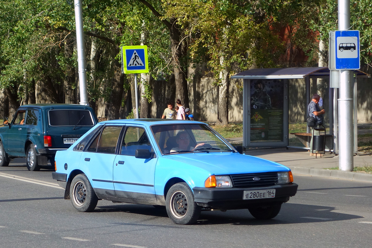 Саратовская область, № Е 280 ЕЕ 164 — Ford Escort MkIII '80-86