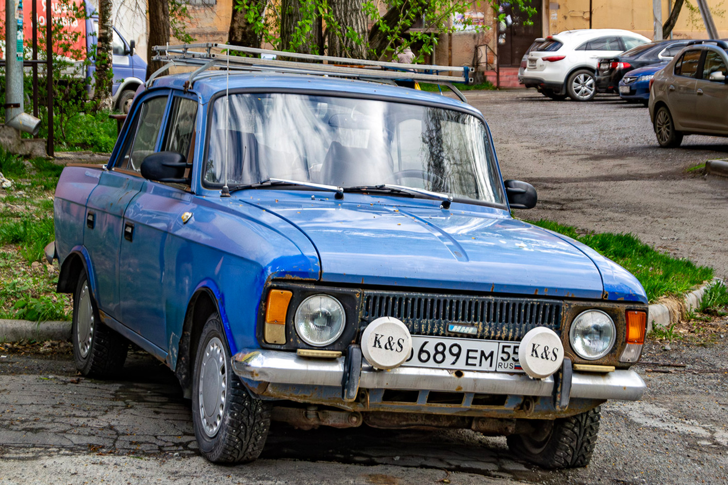 Омская область, № О 689 ЕМ 55 — Москвич-412ИЭ-028 (Иж) '82-01
