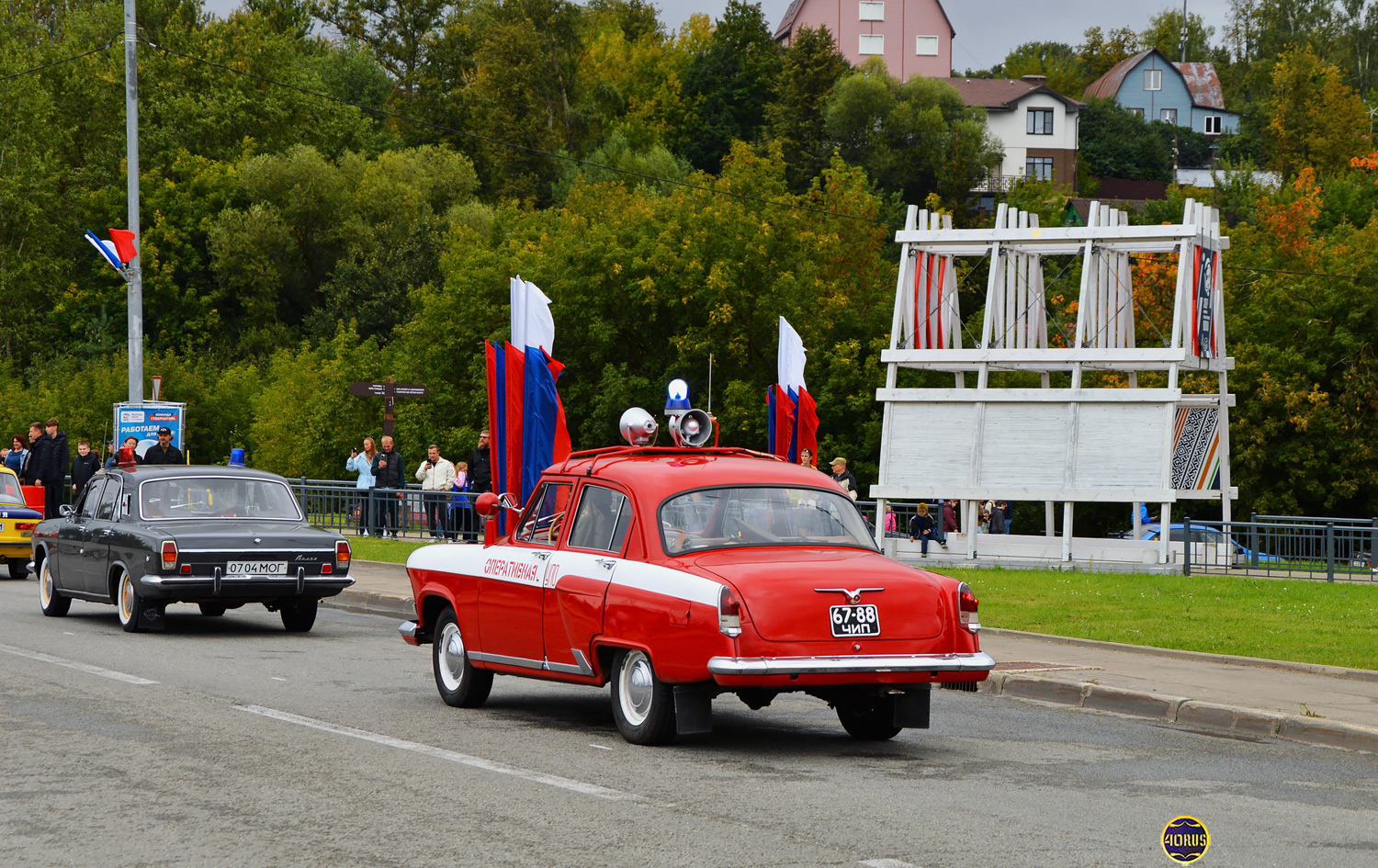 Москва, № Е 441 ВУ 99 — ГАЗ-21Р Волга '65-70; Калужская область — Автомобильный фестиваль "Спутник"