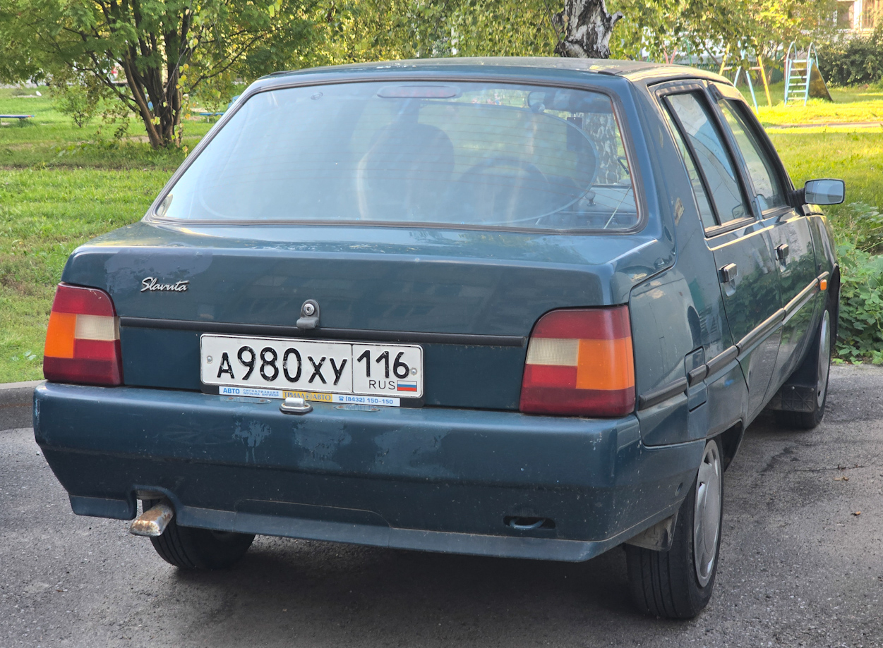Татарстан, № А 980 ХУ 116 — ЗАЗ-110307 Славута '99-08