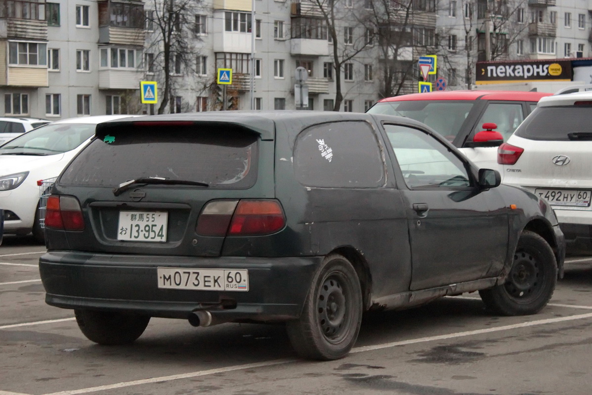 Псковская область, № М 073 ЕК 60 — Nissan Almera (N15) '95-00