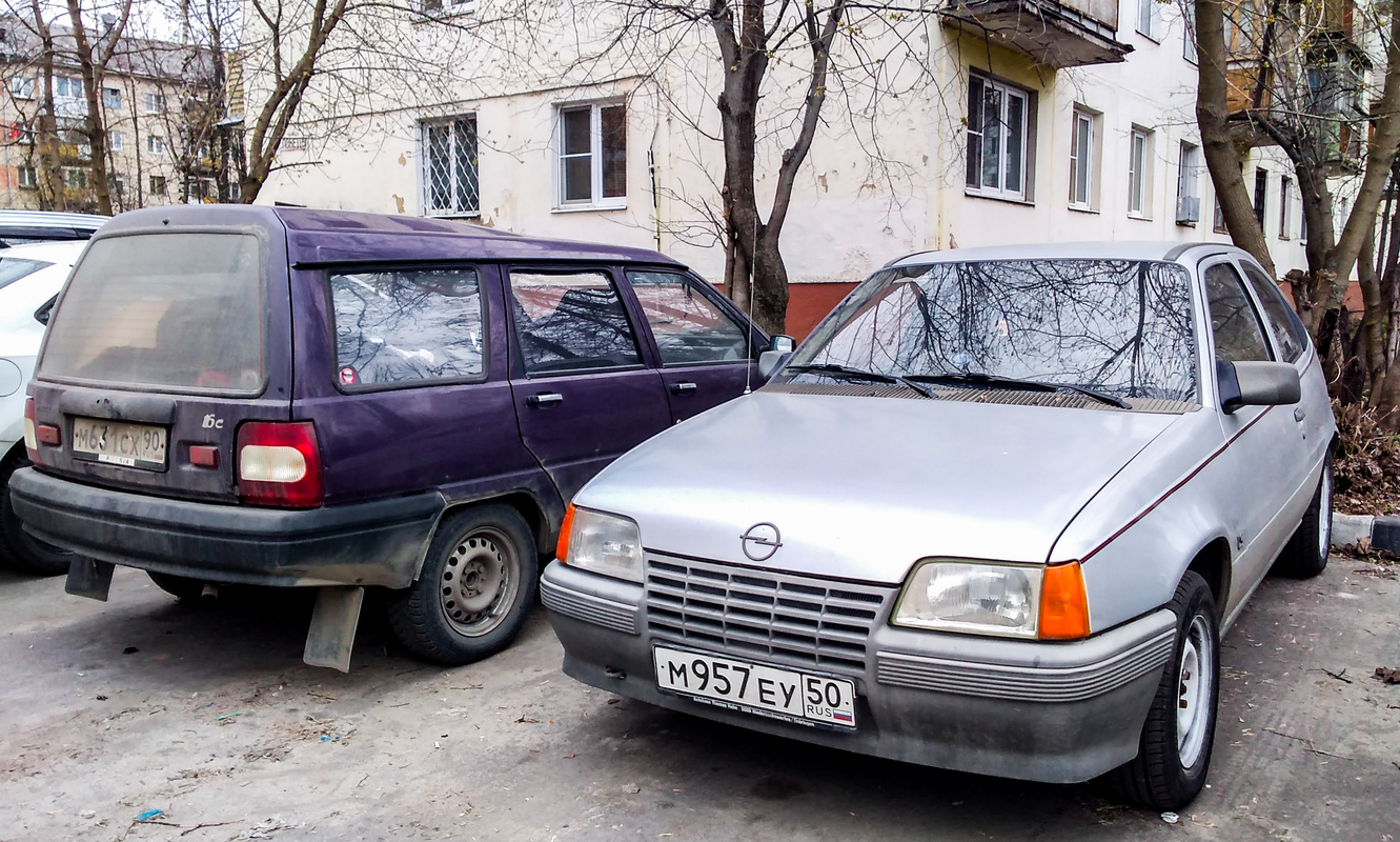 Московская область, № М 957 ЕУ 50 — Opel Kadett (E) '84-95