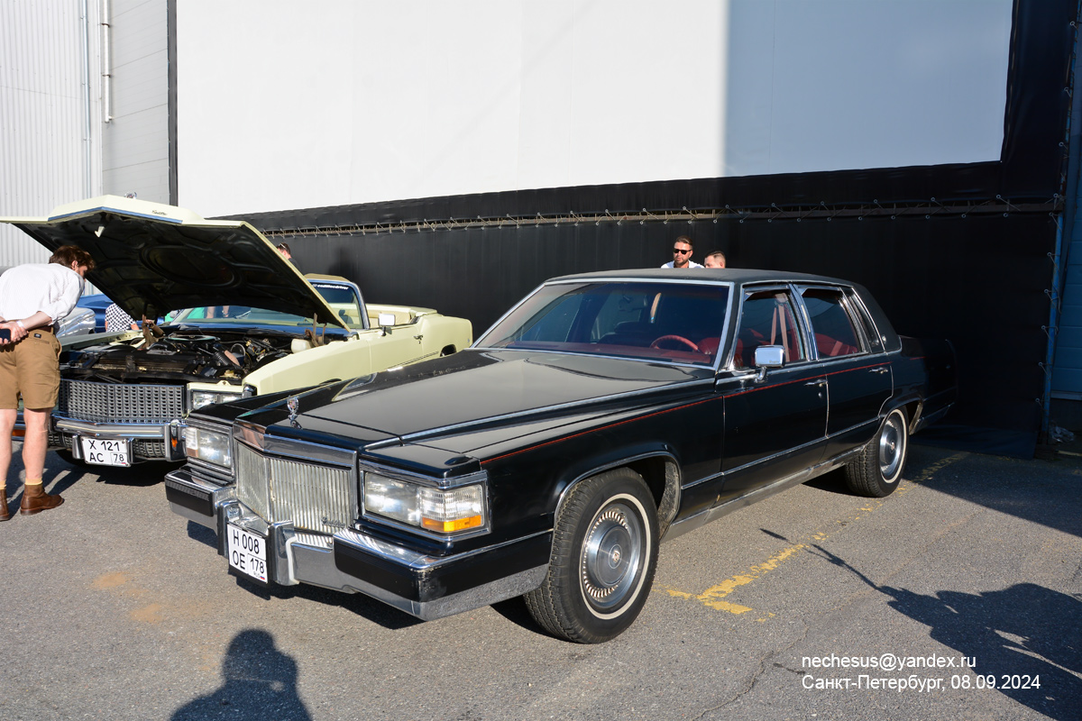 Санкт-Петербург, № Н 008 ОЕ 178 — Cadillac Fleetwood (1G) '85-93; Санкт-Петербург — Ежегодная выставка классических и кастомных автомобилей и мотоциклов "Original Meet"