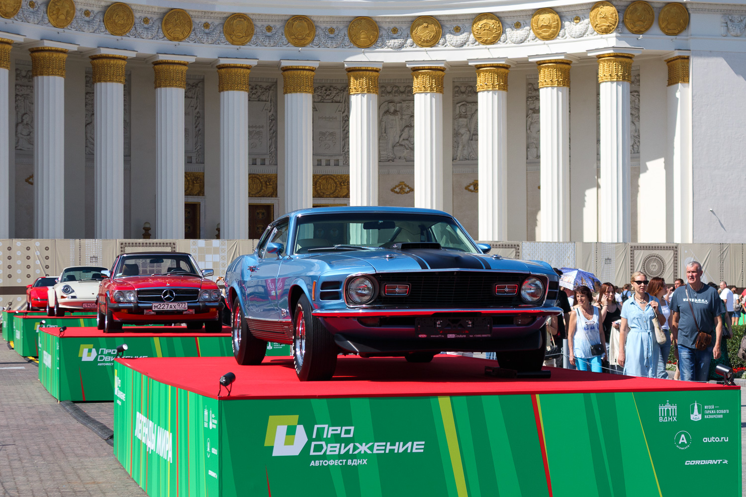 Москва, № (77) Б/Н 0772 — Ford Mustang (1G) '65-73; Москва — Фестиваль "ПроДвижение" 2025; Транспортные средства без номеров (Москва)