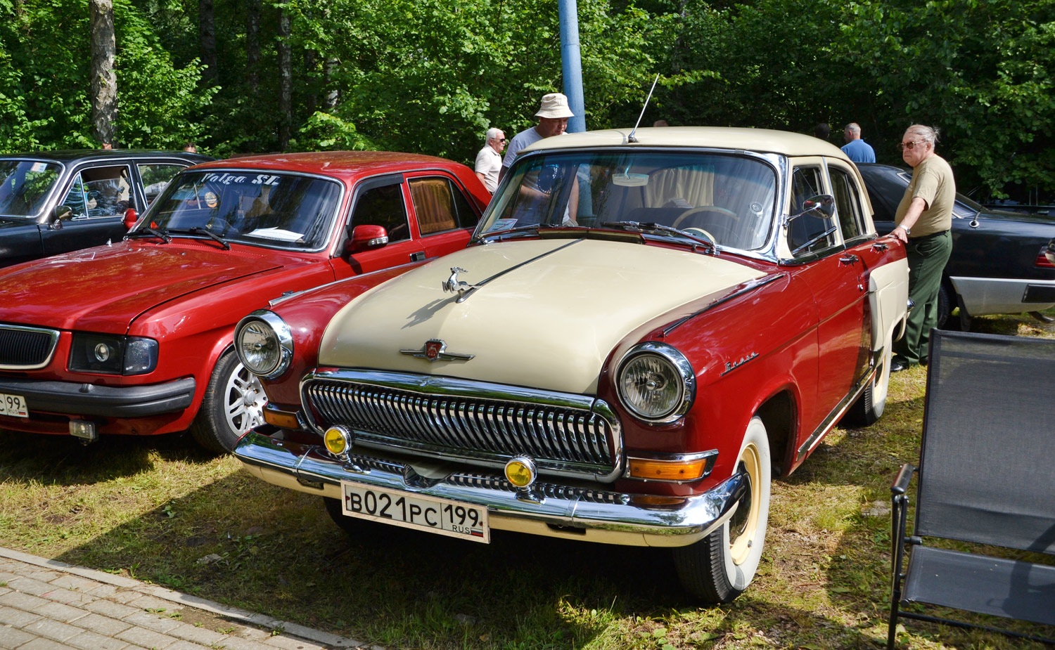 Московская область, № В 021 РС 199 — ГАЗ-М-21К Волга '58-62; Калужская область — Автомобильный фестиваль "Парковый"