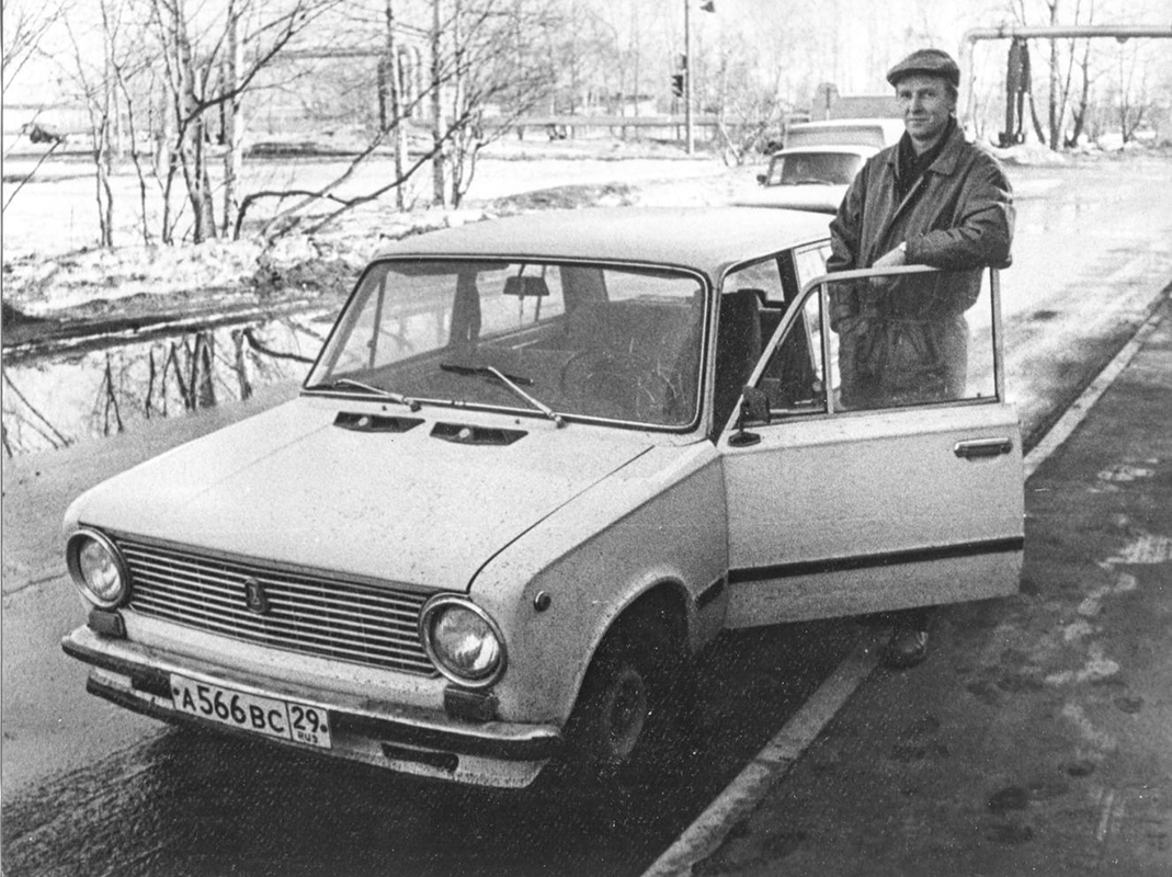 Архангельская область, № А 566 ВС 29 — ВАЗ-2101 Жигули '70-83; Исторические фотографии (до 2000 года) (Архангельская область)