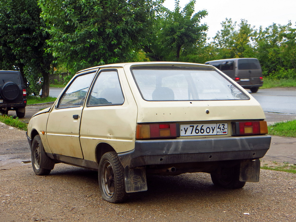 Кировская область, № У 766 ОУ 43 — ЗАЗ-110206 Таврия '90-07