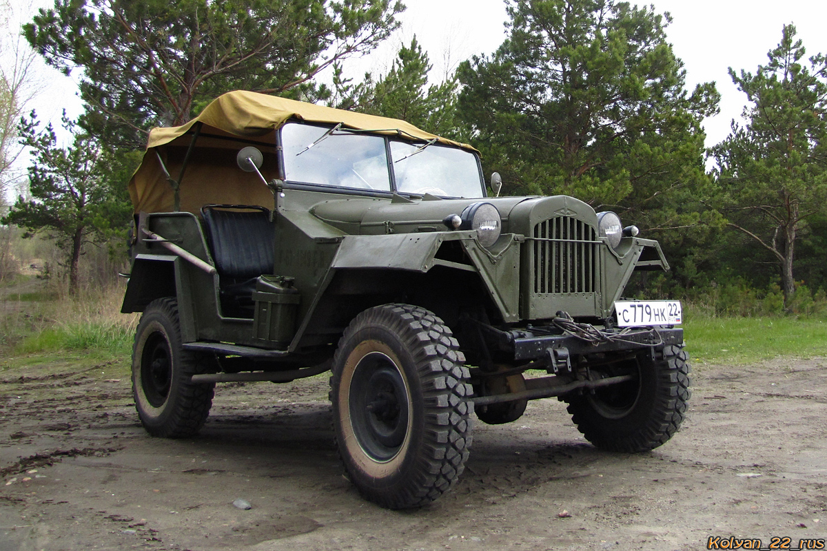 Алтайский край, № С 779 НК 22 — ГАЗ-67Б '44-53; Алтайский край — День Победы. Барнаул. 2012 г.