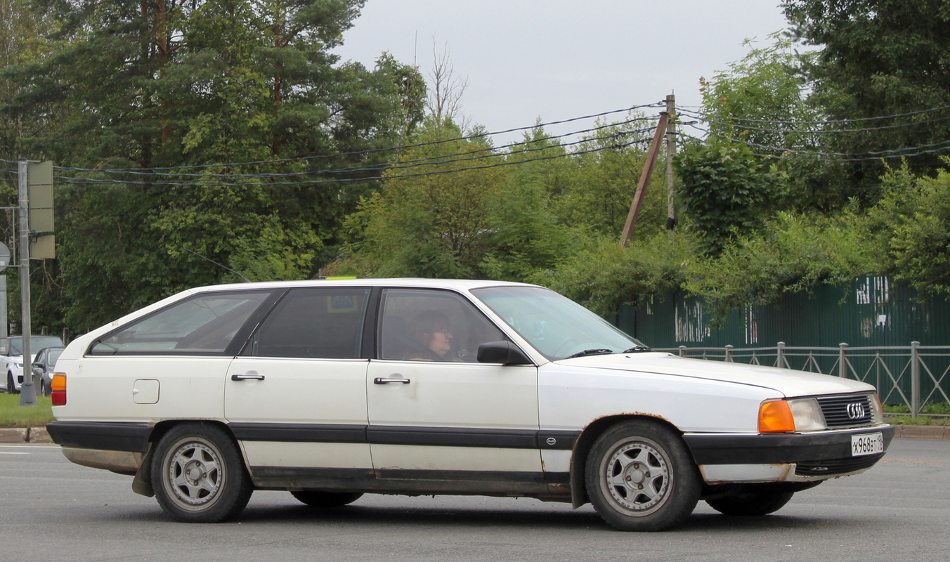Санкт-Петербург, № Х 968 ВТ 198 — Audi 100 Avant (C3) '82-91