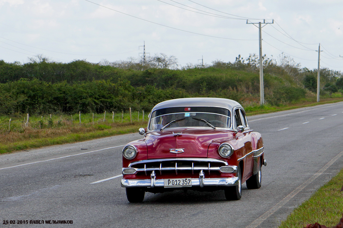 Куба, № P 012 357 — Chevrolet Bel Air (2G) '55-57