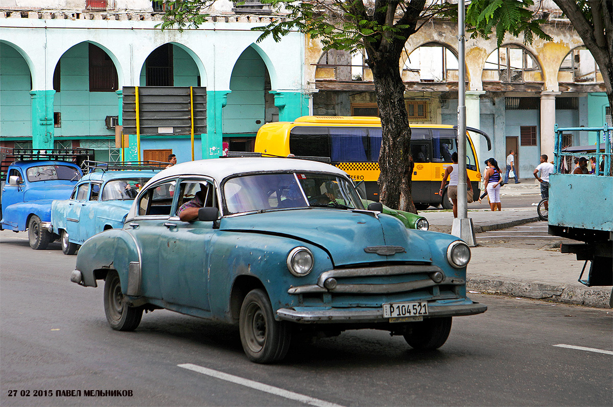 Куба, № P 104 521 — Chevrolet Fleetline Deluxe '49-52
