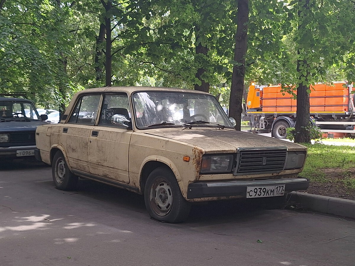 Москва, № С 939 КМ 177 — ВАЗ-2107 Жигули '82-91