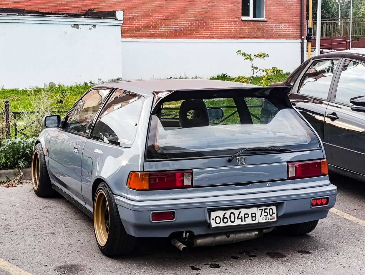 Московская область, № О 604 РВ 750 — Honda Civic (4G) '87-91