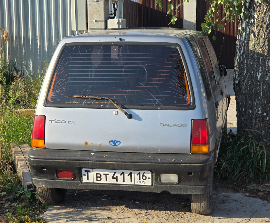 Татарстан, № ВТ 411 16 — Daewoo Tico '91-01