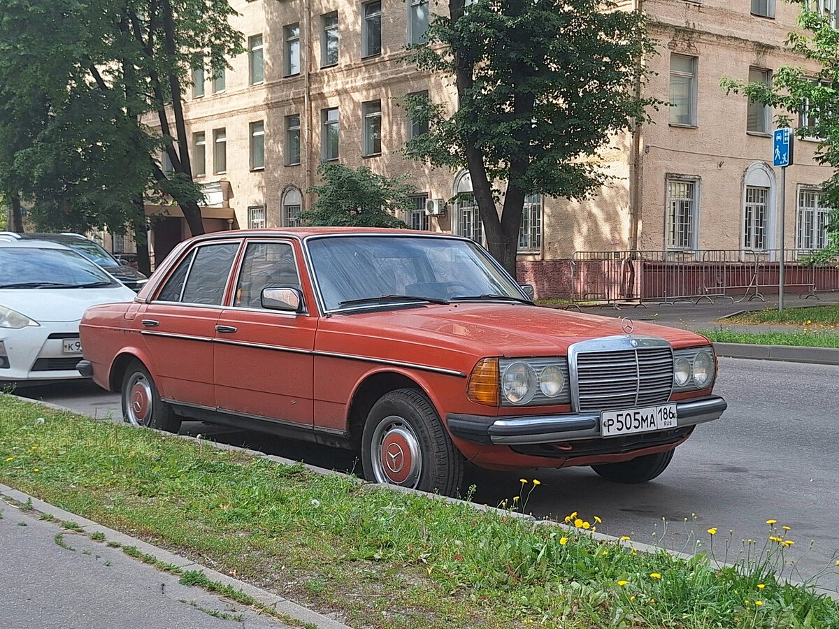 Ханты-Мансийский автоном.округ, № Р 505 МА 186 — Mercedes-Benz (W123) '76-86