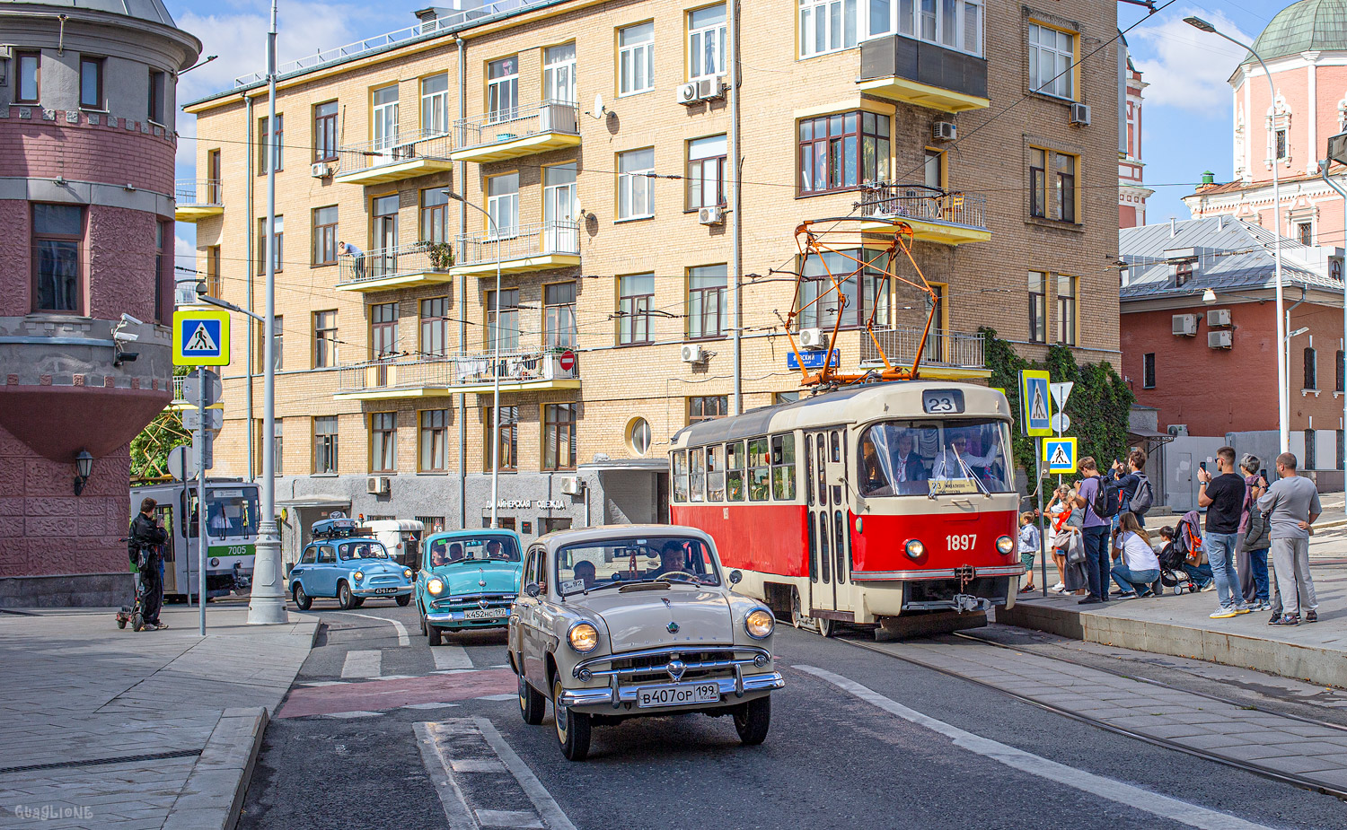 Москва, № В 407 ОР 199 — Москвич-407 '58-63; Москва — 20-й парад исторического транспорта 2025