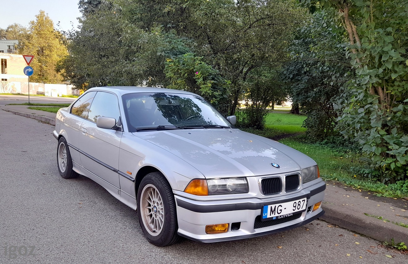 Латвия, № MG-987 — BMW 3 Series Coupe (E36) '90-00