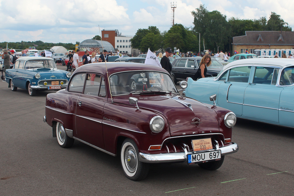 Литва, № MOU 697 — Opel Olympia Rekord '53-57; Литва — Nesenstanti klasika 2025