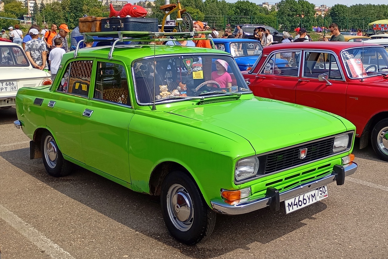 Московская область, № М 466 УМ 750 — Москвич-2140Д '76-88; Тверская область — Фестиваль "Столица Ретро 2025"