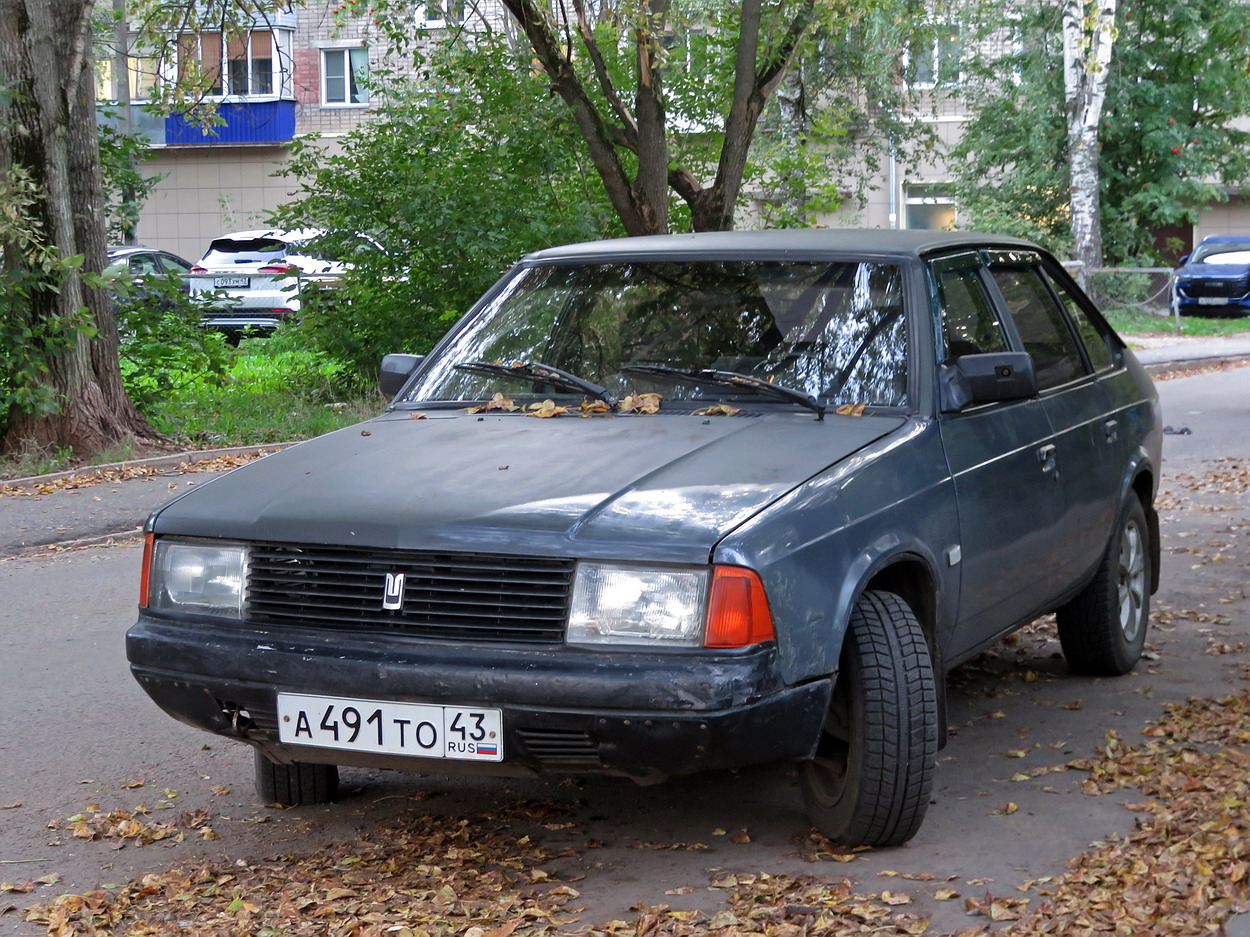Кировская область, № А 491 ТО 43 — Москвич-2141 '86-98