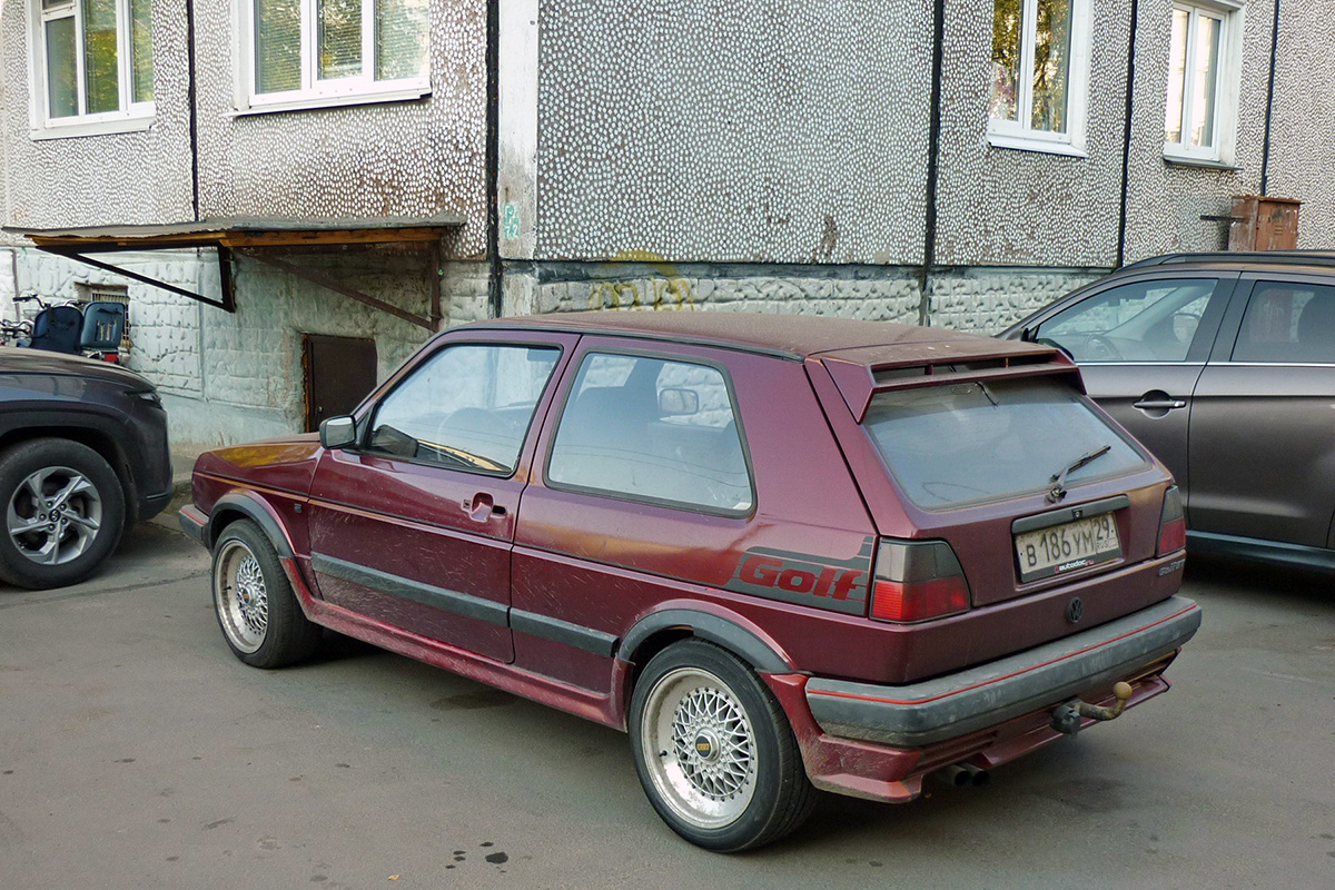 Архангельская область, № В 186 УМ 29 — Volkswagen Golf (Typ 19) '83-92