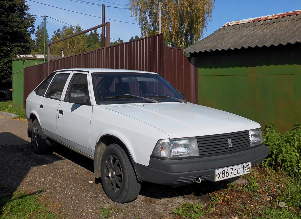 Московская область, № Х 867 СО 190 — Москвич-2141 '86-98
